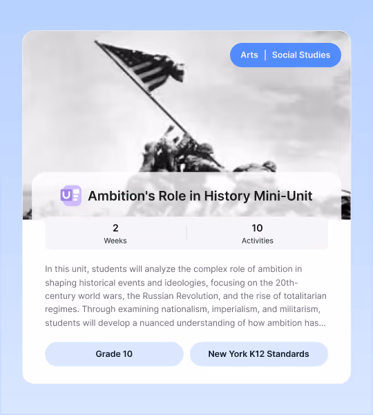 exemplar-ambition's-role-in-history