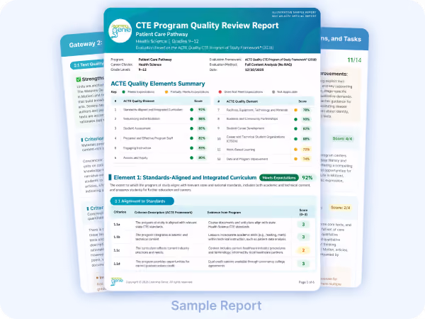 Quality Evidence Report