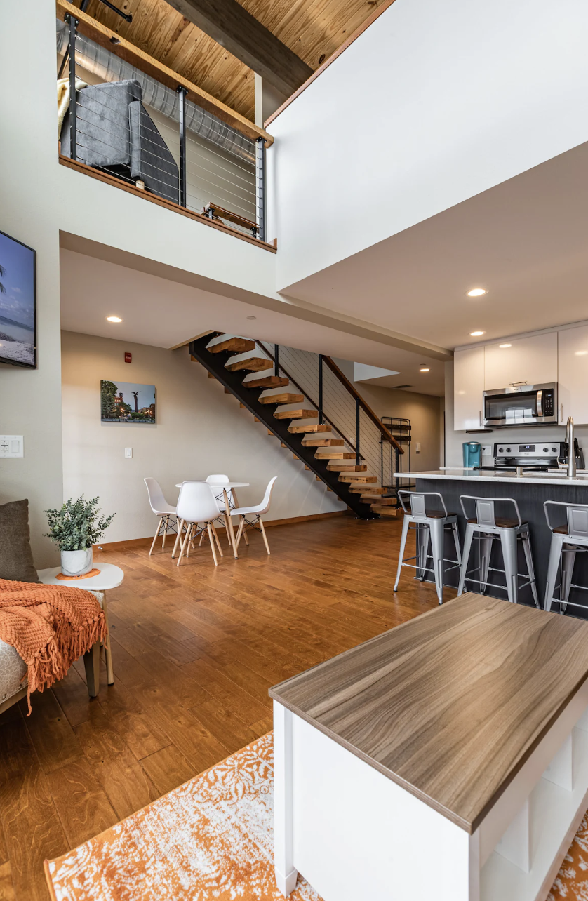 a clean airbnb rental