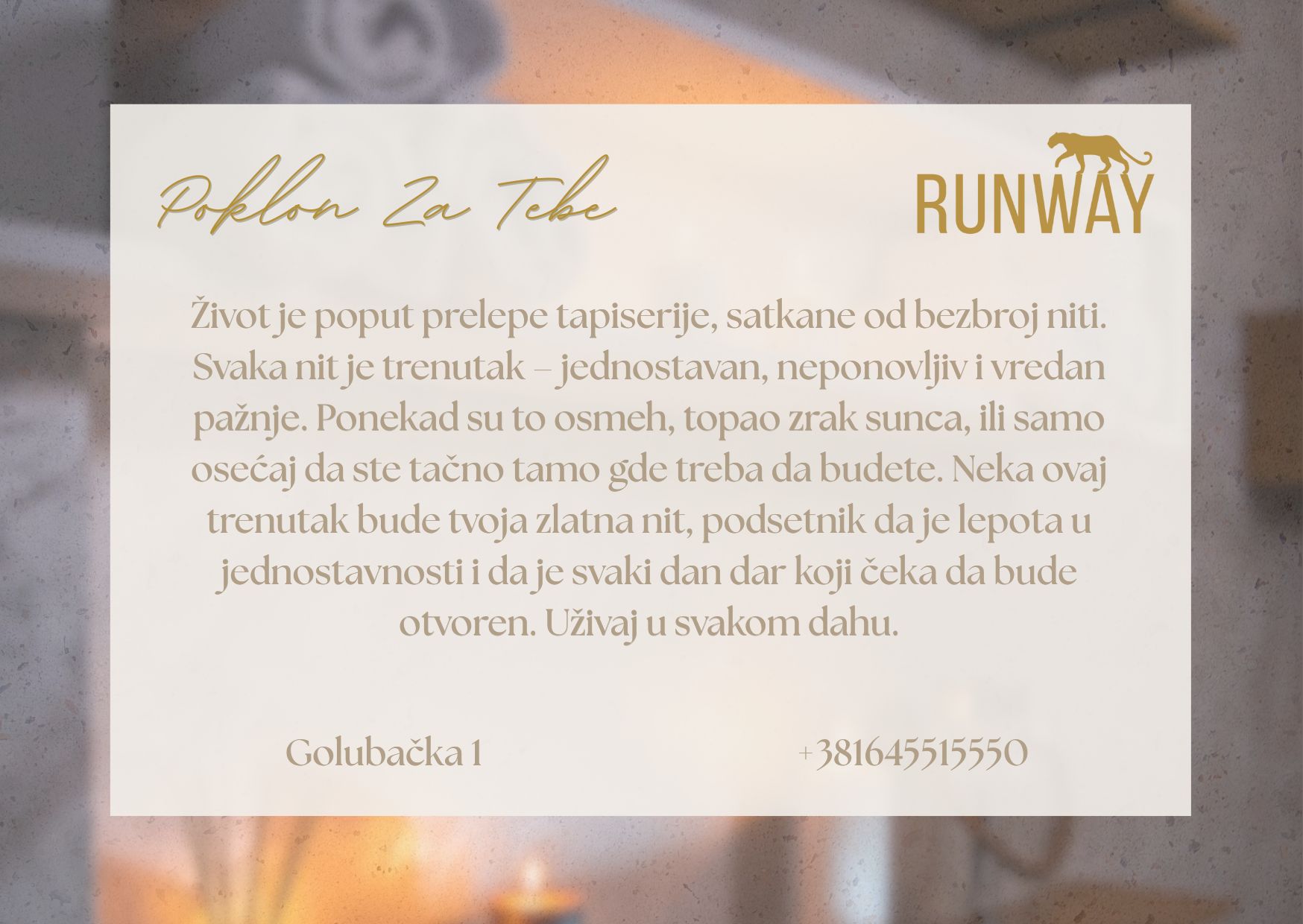 Savršen Poklon Koji Uvek Oduševi: Darujte Opuštanje uz Vaučer iz Runway Massage Studija!