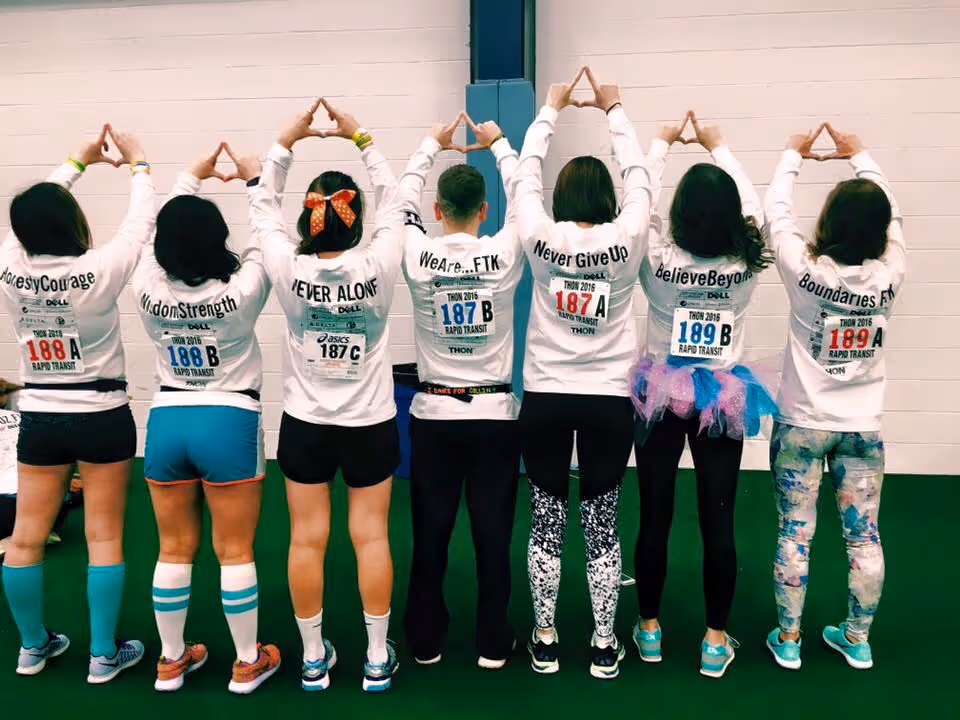Catherine Baumann Honors HEADstrong Founder, Nick Colleluori At THON 2016