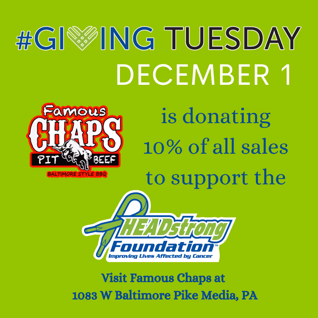 Chaps Pit Beef Steps up on Giving Tuesday