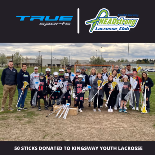 HEADstrong and True Sports donate 50 Lacrosse Sticks to Kingsway Youth Program