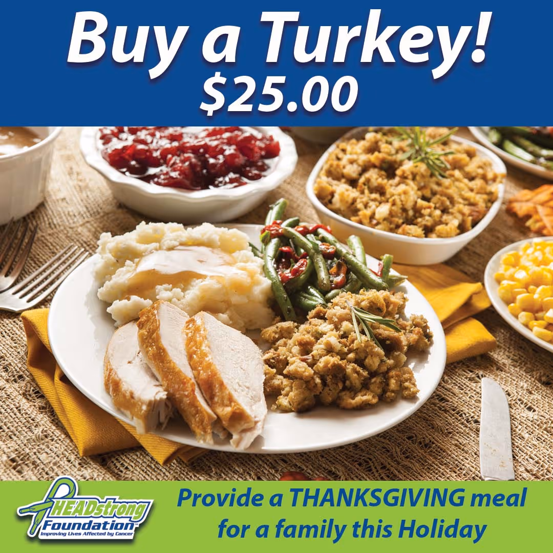 HEADstrong’s Annual Donate A Turkey Dinner Is Back