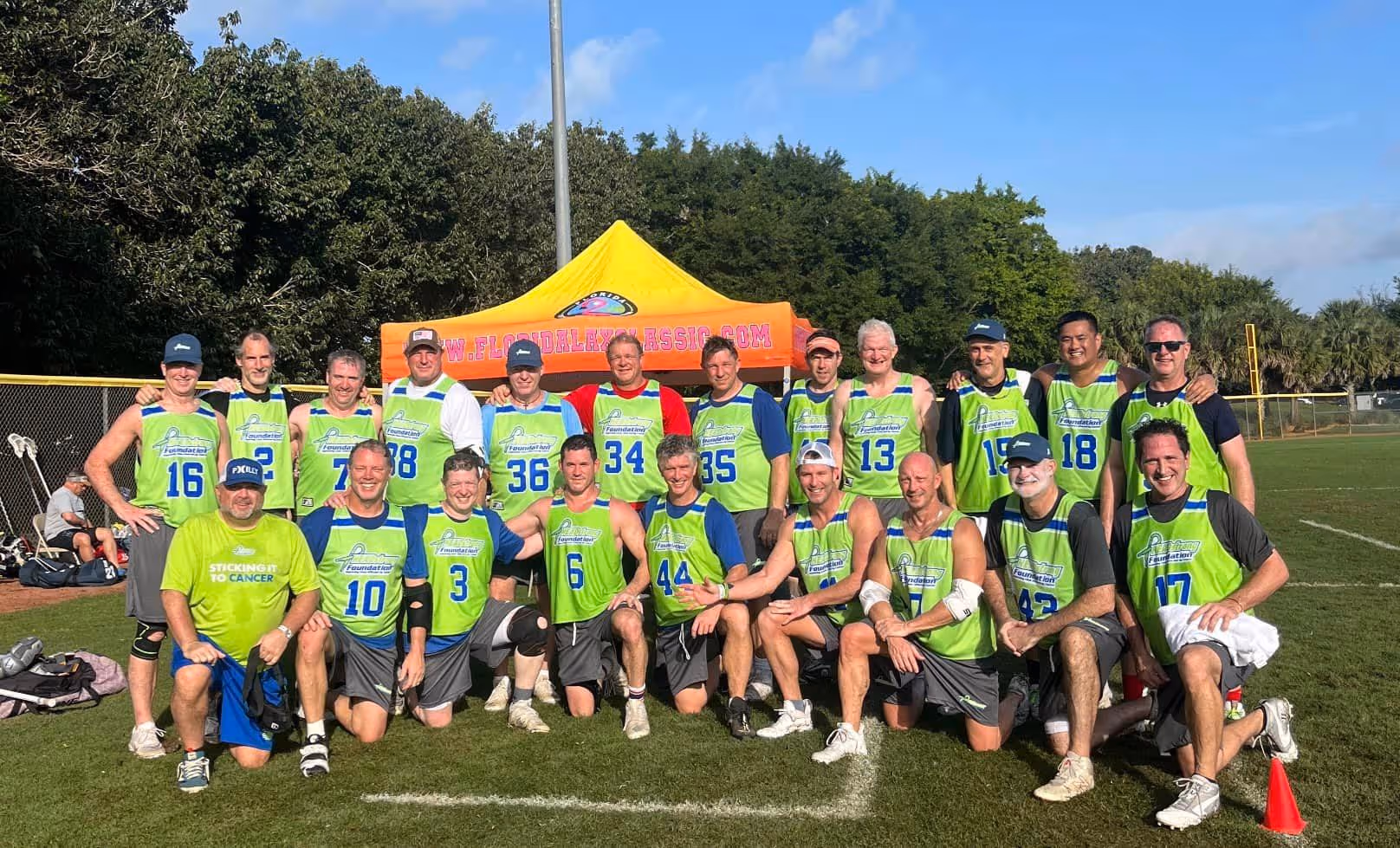 Attack Cancer Master's Lacrosse Team Take The Field At Florida Lacrosse Classic For A Higher Purpose