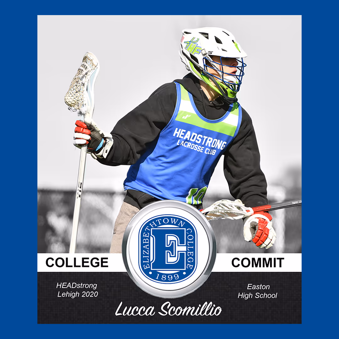 HEADstrong Lehigh Valley's Lucca Scomillio Committs to Elizabethtown College