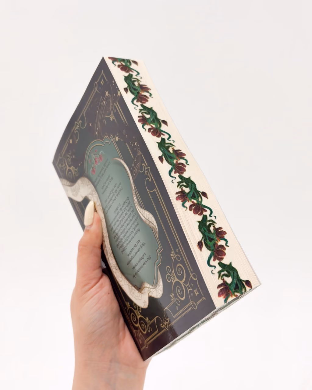 sprayed edge printing example by FolioFox