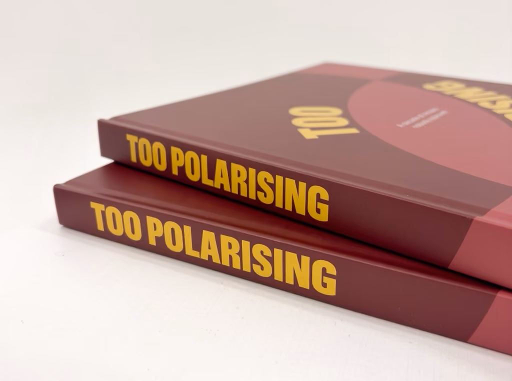 Hardcover binding - too polarising example from FolioFox