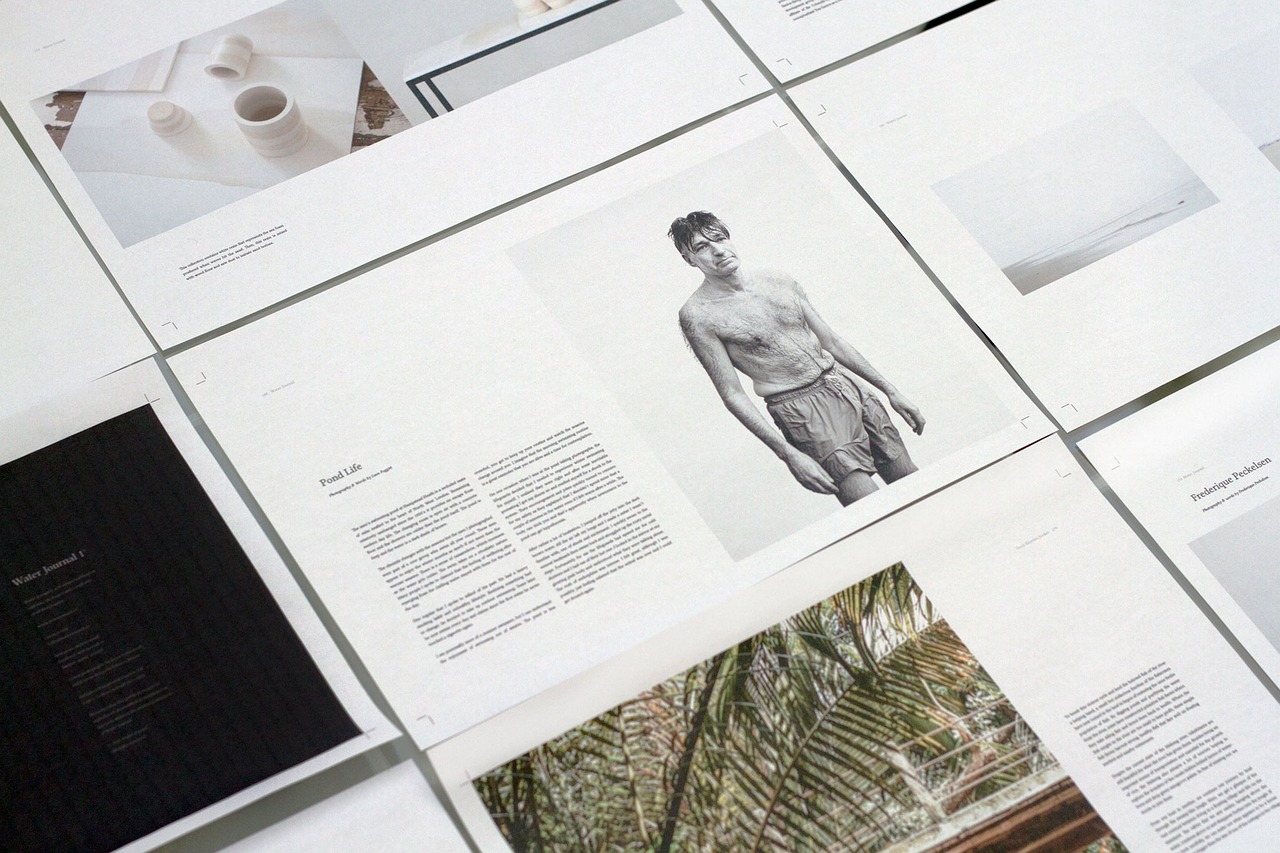 magazine page layout options