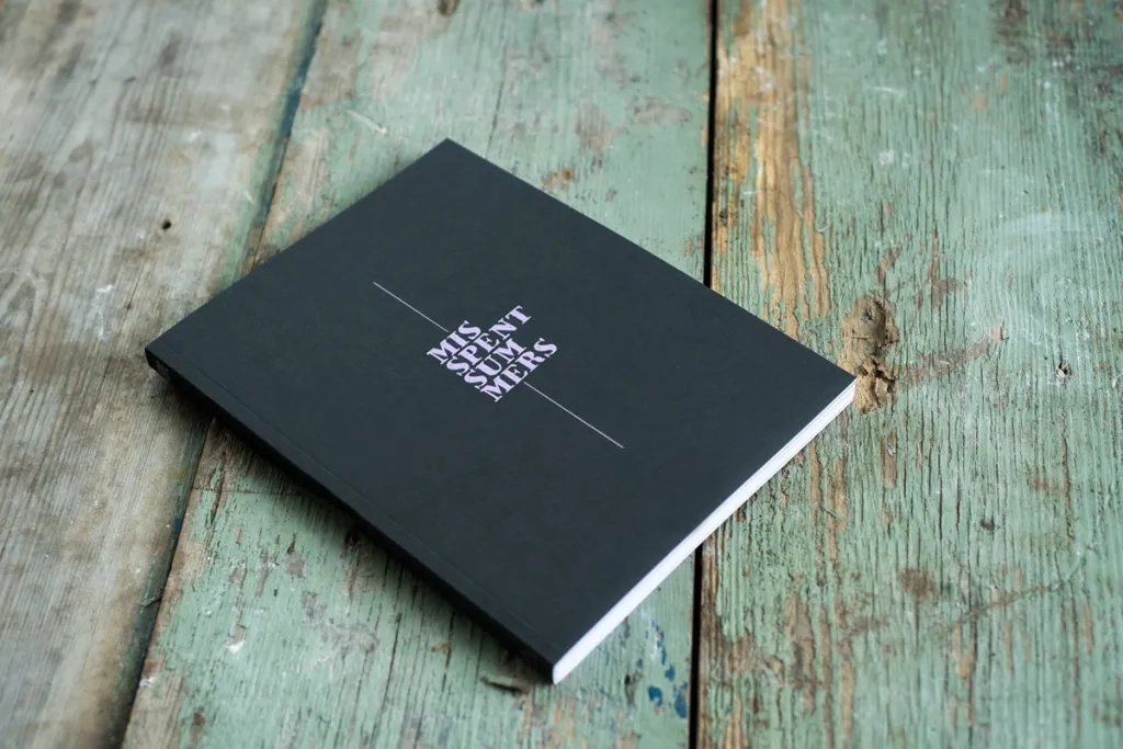 Coffee table book printed with uncoated paper for the cover, for a smooth, matte finish