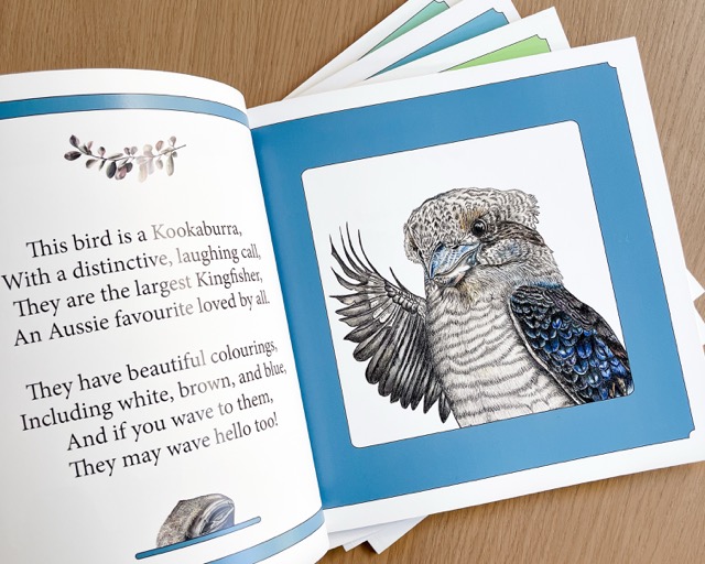 A page inside the book, Hello Too, by Samara Dixon.