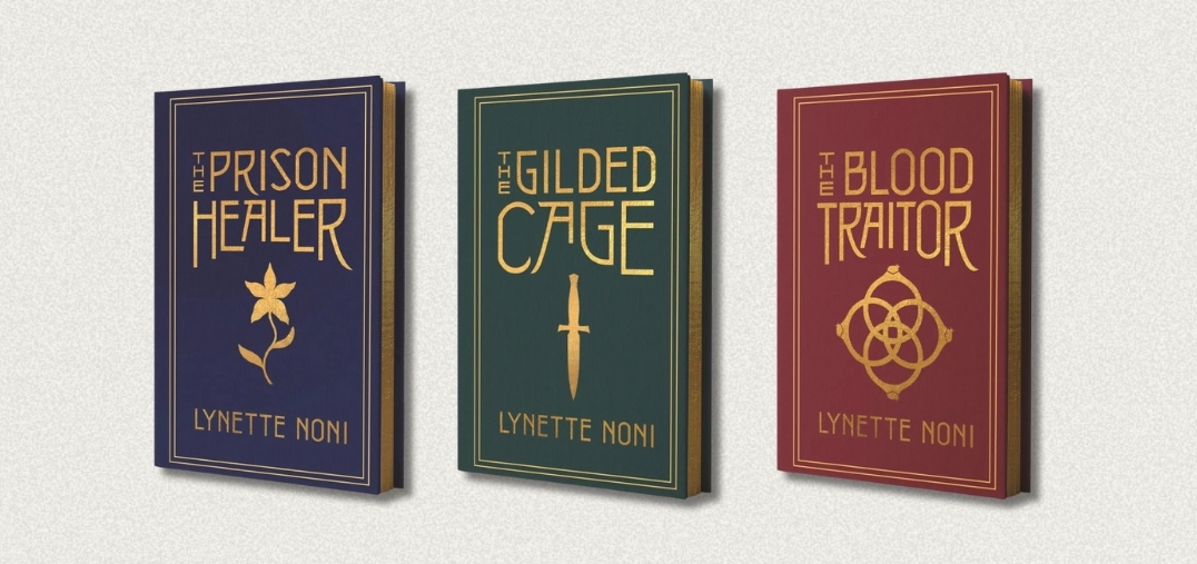 special edition covers of the prison healer series by lynette noni as sold by dymocks books
