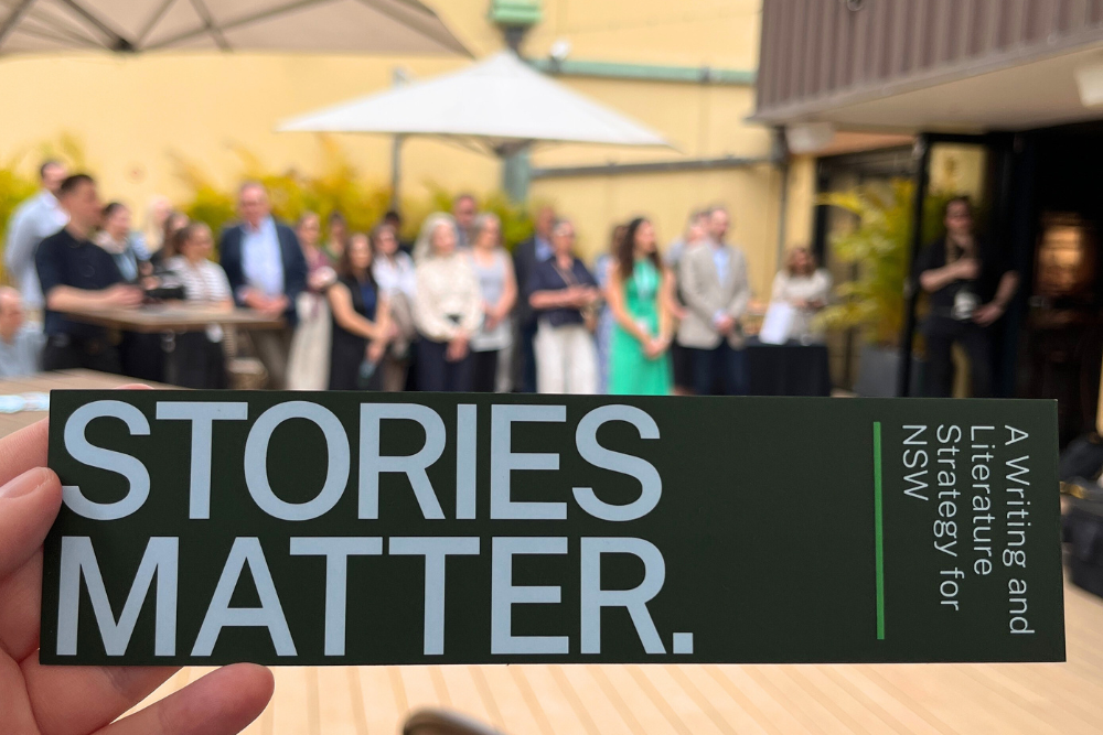 Bookmark from the announcement of Stories Matter. Source: Australia Reads.