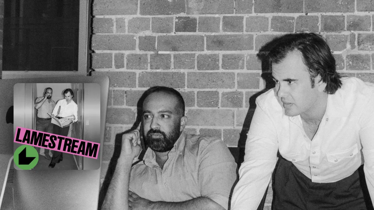Osman Faruqi and Scott Mitchell. Image: Lamestream