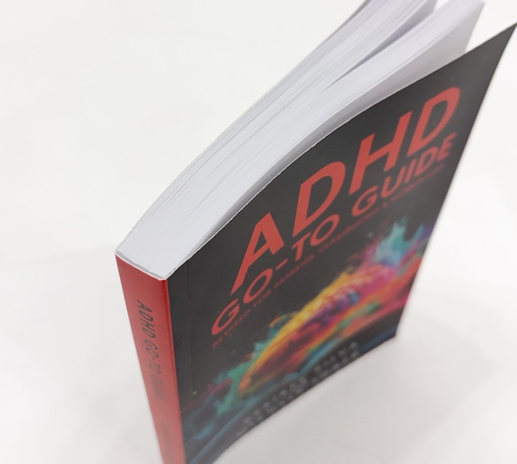 Example of a perfect bound book, printed by FolioFox.
