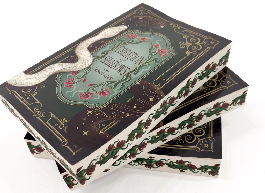 Creation of Shadows by C.R Bradshaw, with special edition sprayed edges from FolioFox
