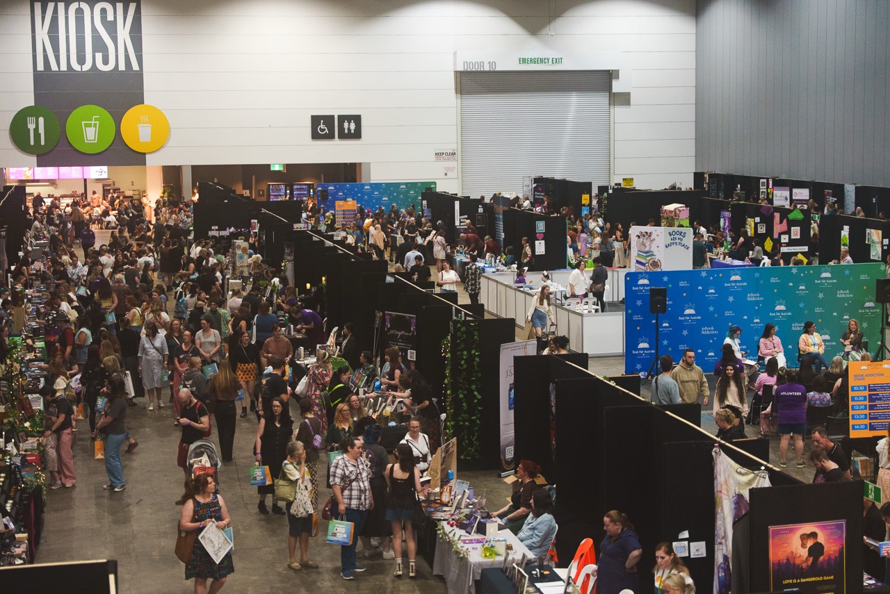 Still from Book Fair Australia Melbourne. Photography: Golden Wing Press. Source: Book Fair Australia