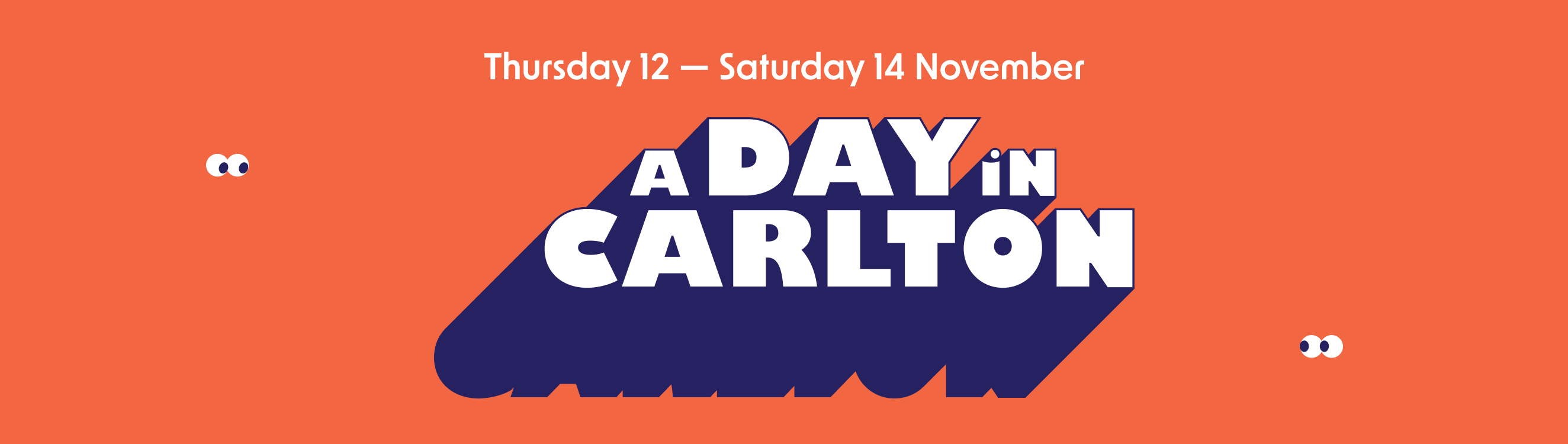 A day in carlton 2026 banner, Image Source: Readings