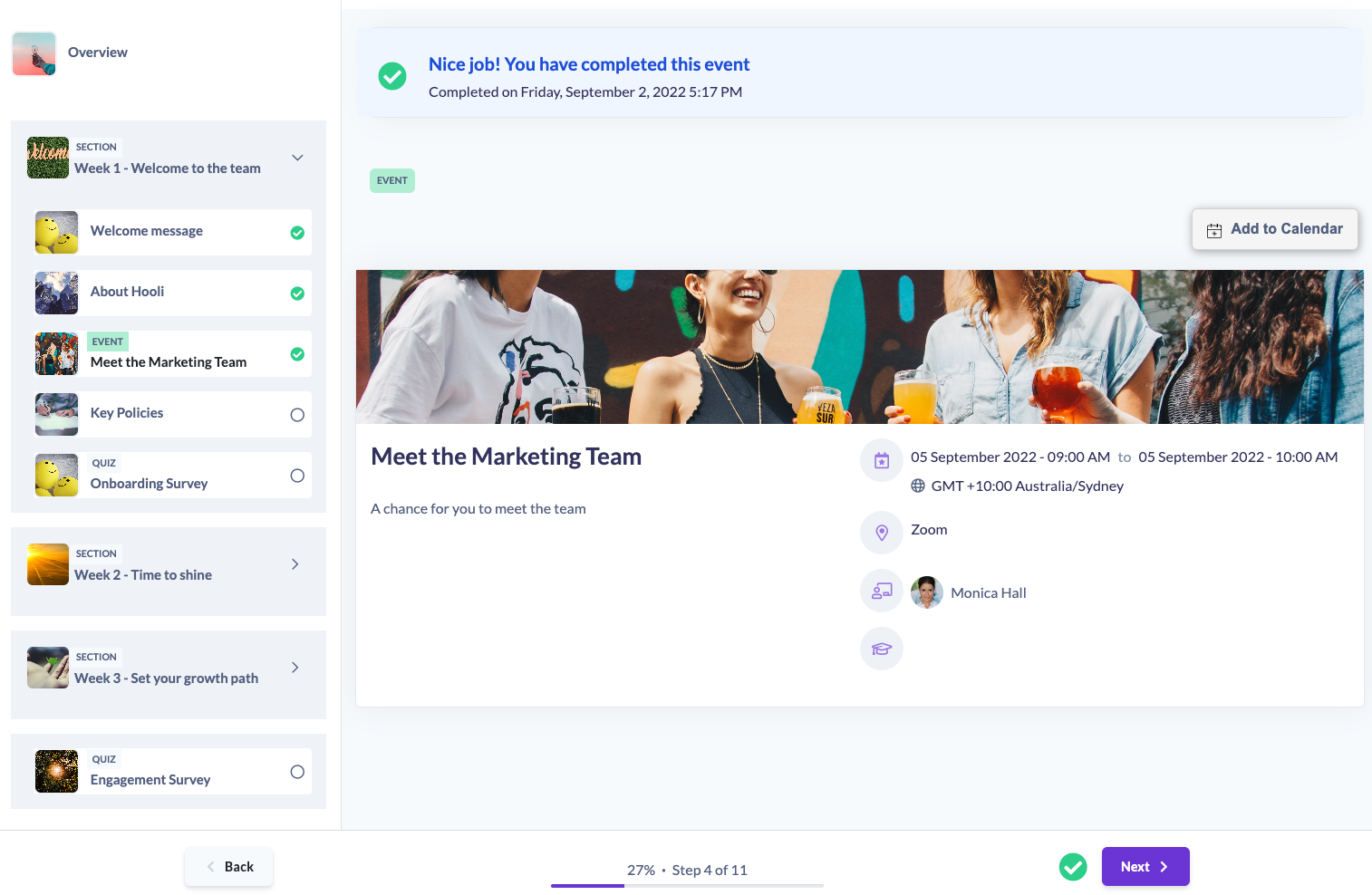 Marketing Onboarding