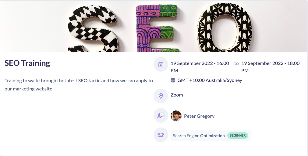 Marketing events