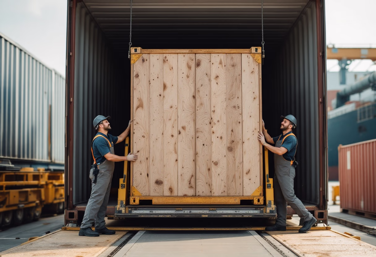 image of cargo shipping operations