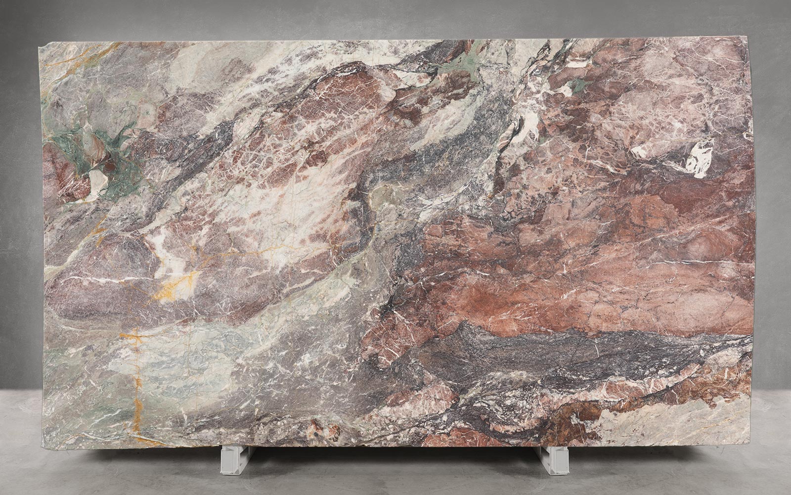 Breccia Viola Marble Honed Slab | Block 1679
