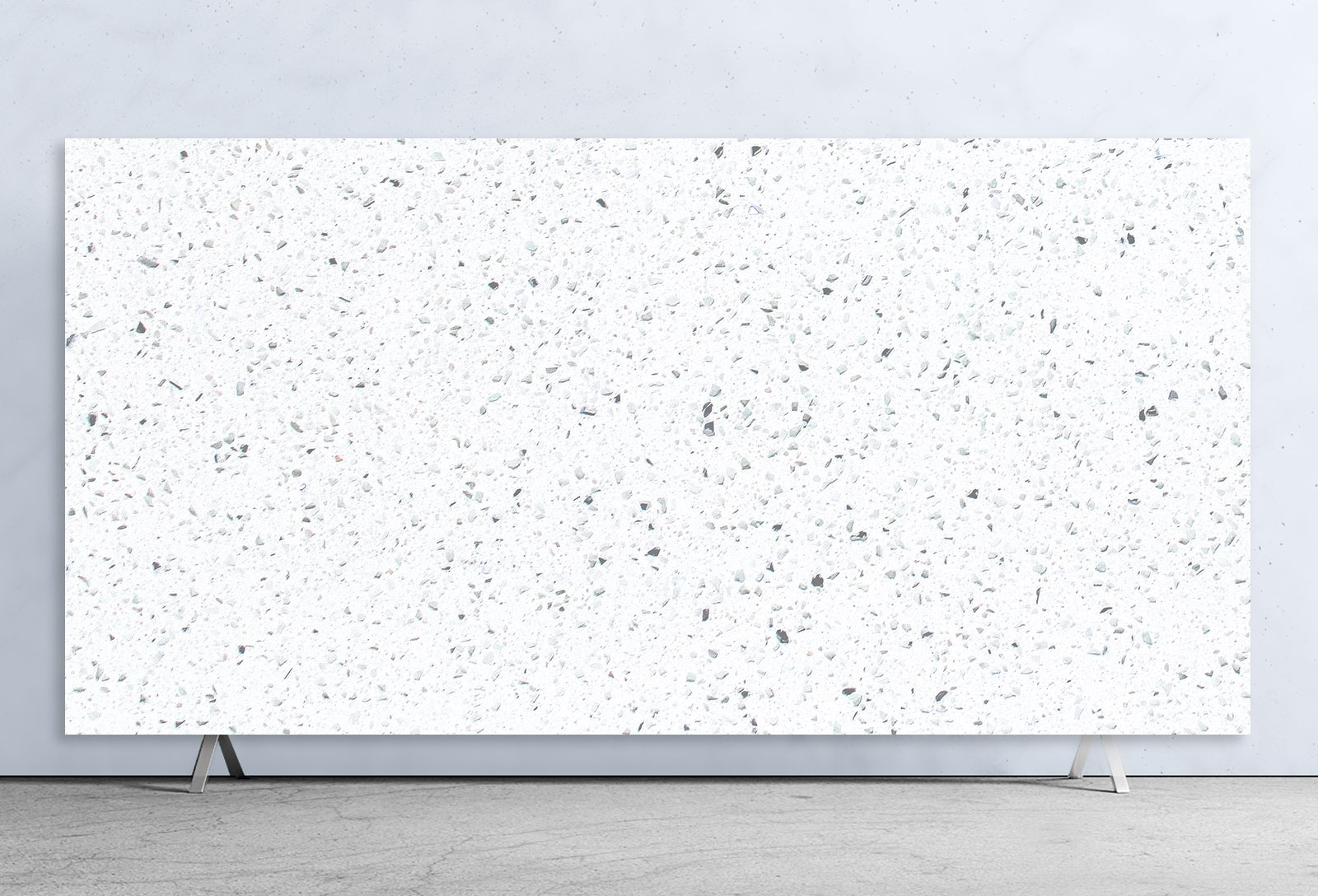 Sparkling White Polished Slab | Zenith by Stone Ambassador