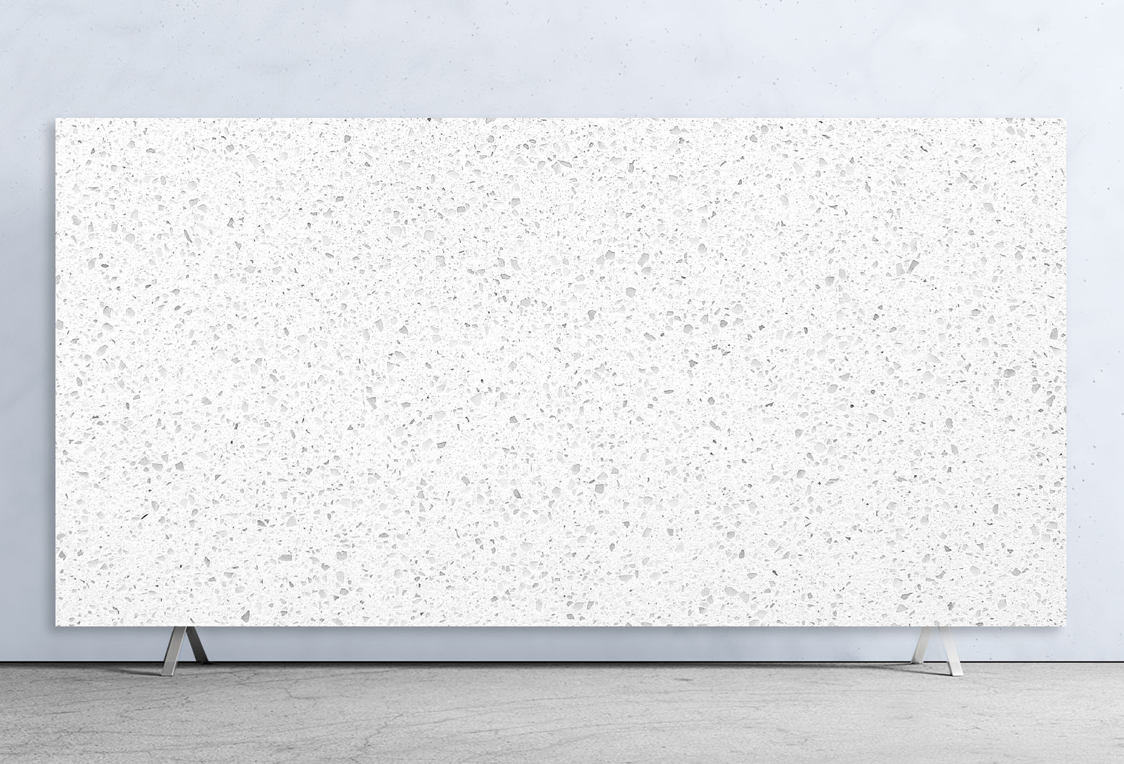 Dapple White Polished Slab | Zenith by Stone Ambassador