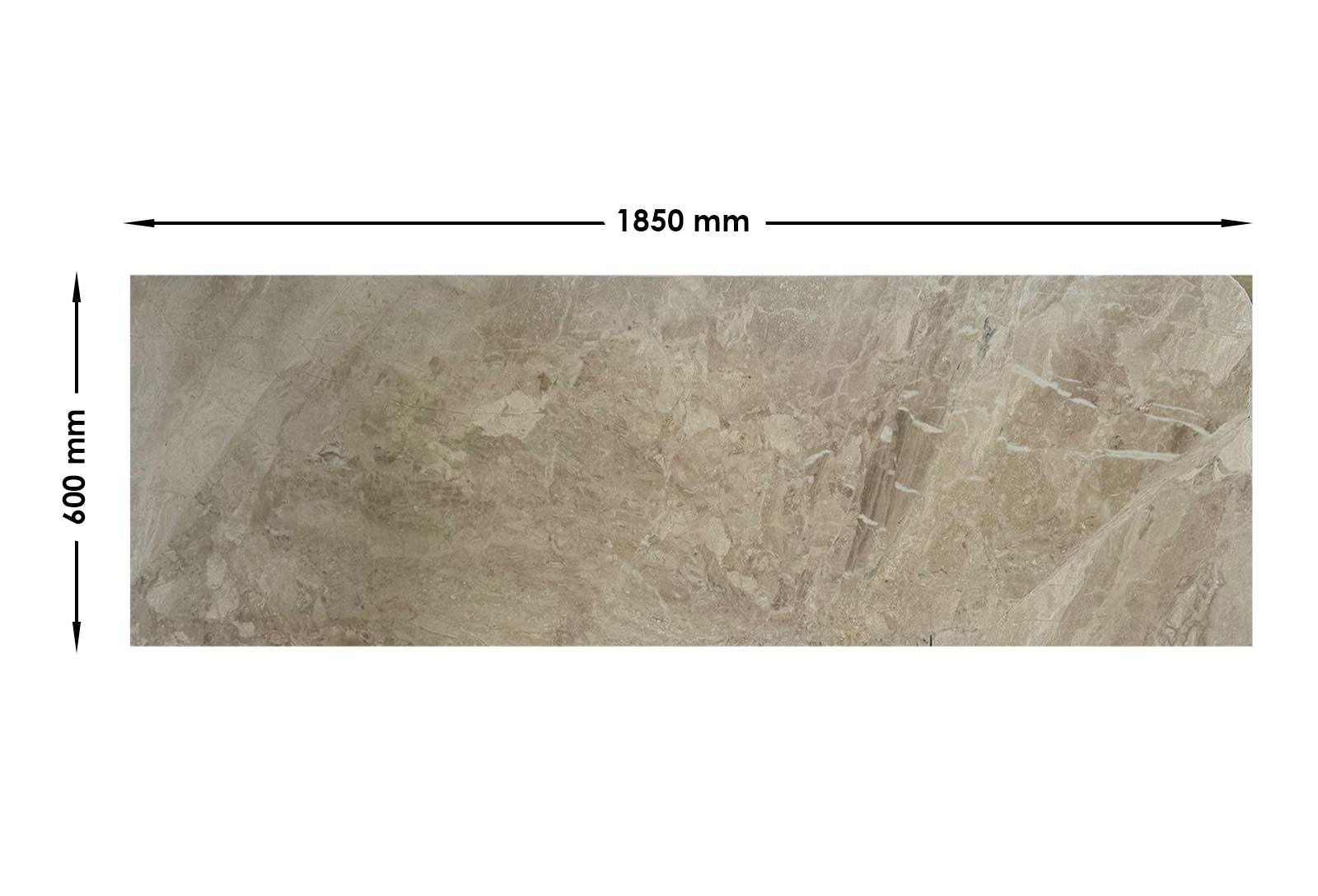 Breccia Roma Marble Honed | Off Cut OCN736