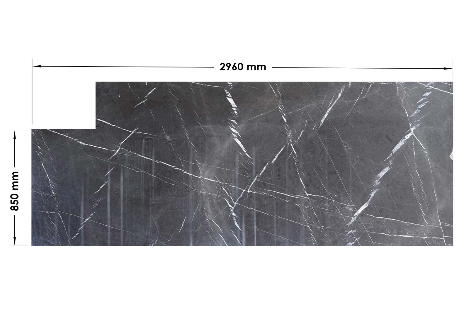 Pietra Grey Marble Honed | Off Cut OCN 697