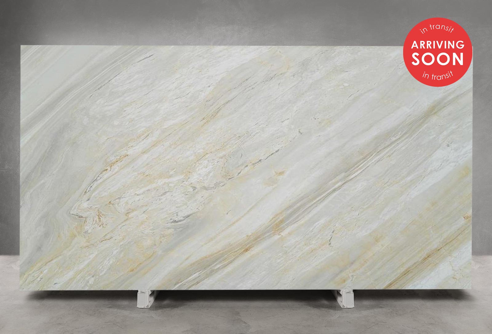 Gold Santorini Marble Honed (Slab in Transit)