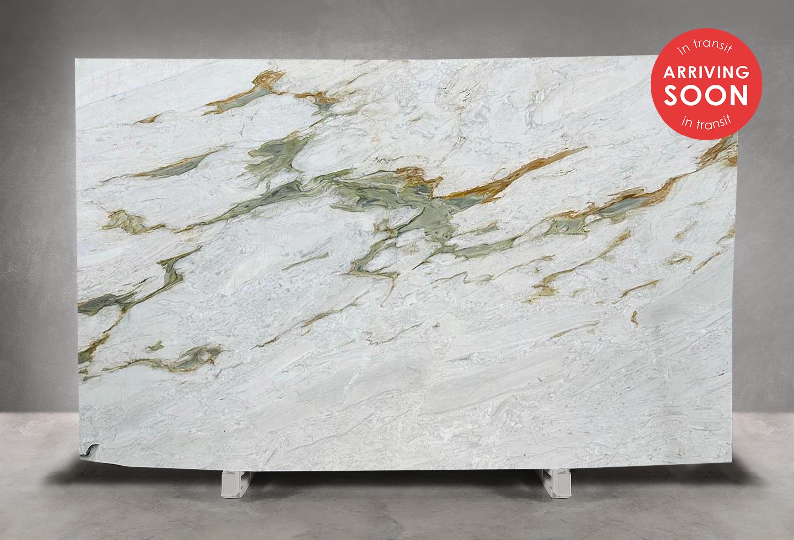 Calacatta Macchia Gold Dolomite Honed (Slab in Transit) 