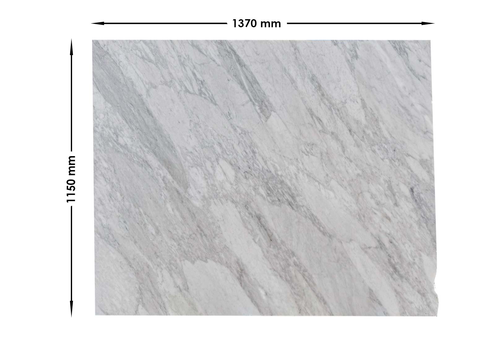 Carrara Marble Honed Off Cut | OC20