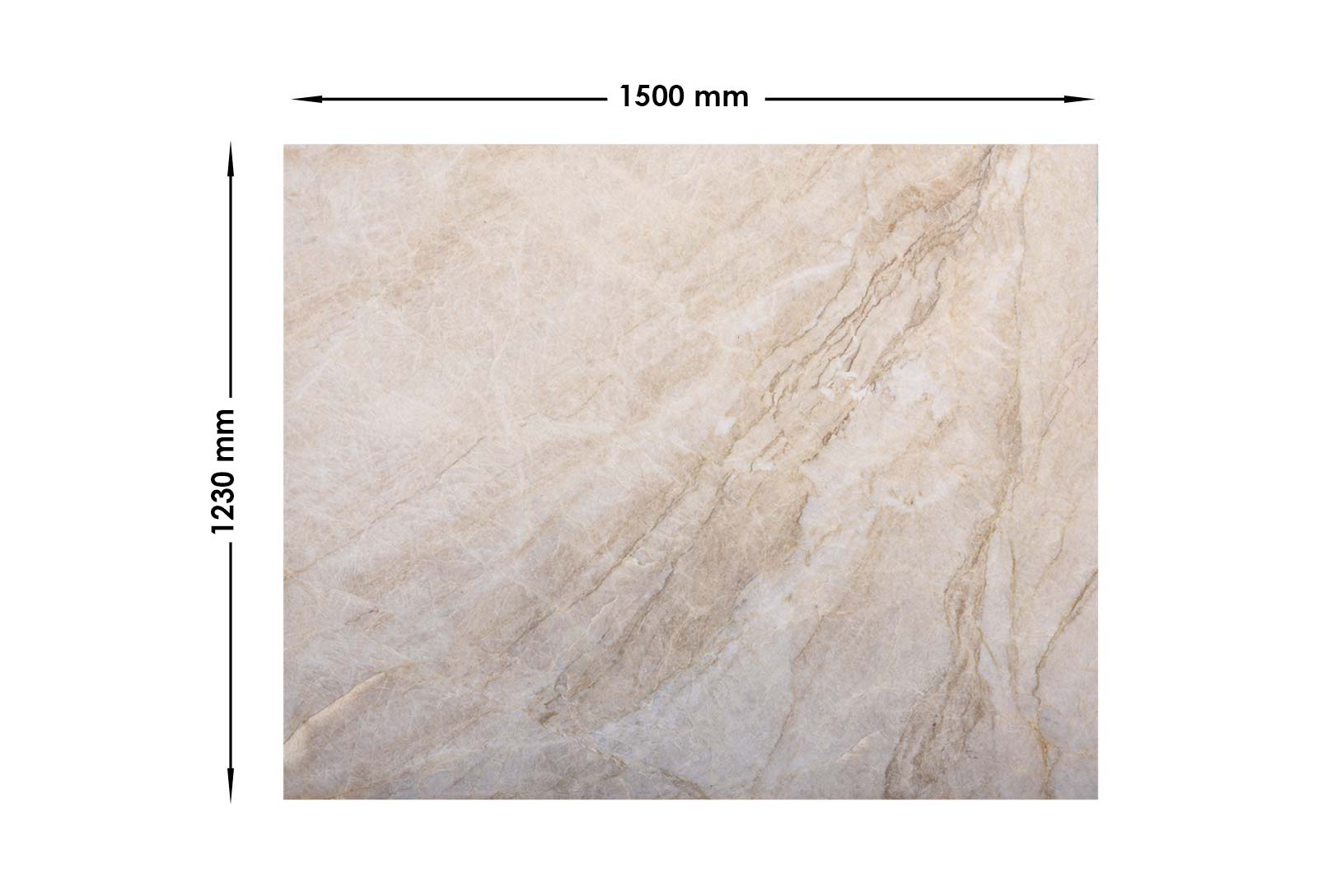 Taj Mahal Honed Quartzite Off Cut| OC47