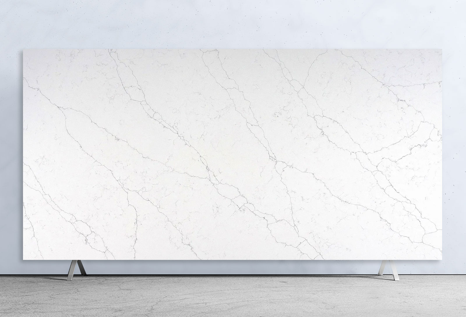 Snowline Polished (Full Body) Celeste Stone Mineral (Zero Silica) Slab