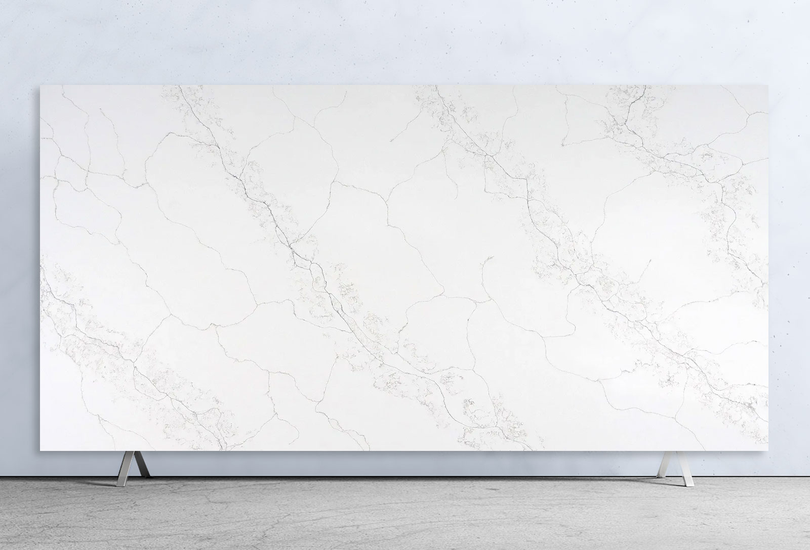 Ridges and Valleys Polished (Full Body) Celeste Stone Mineral (Zero Silica) Slab