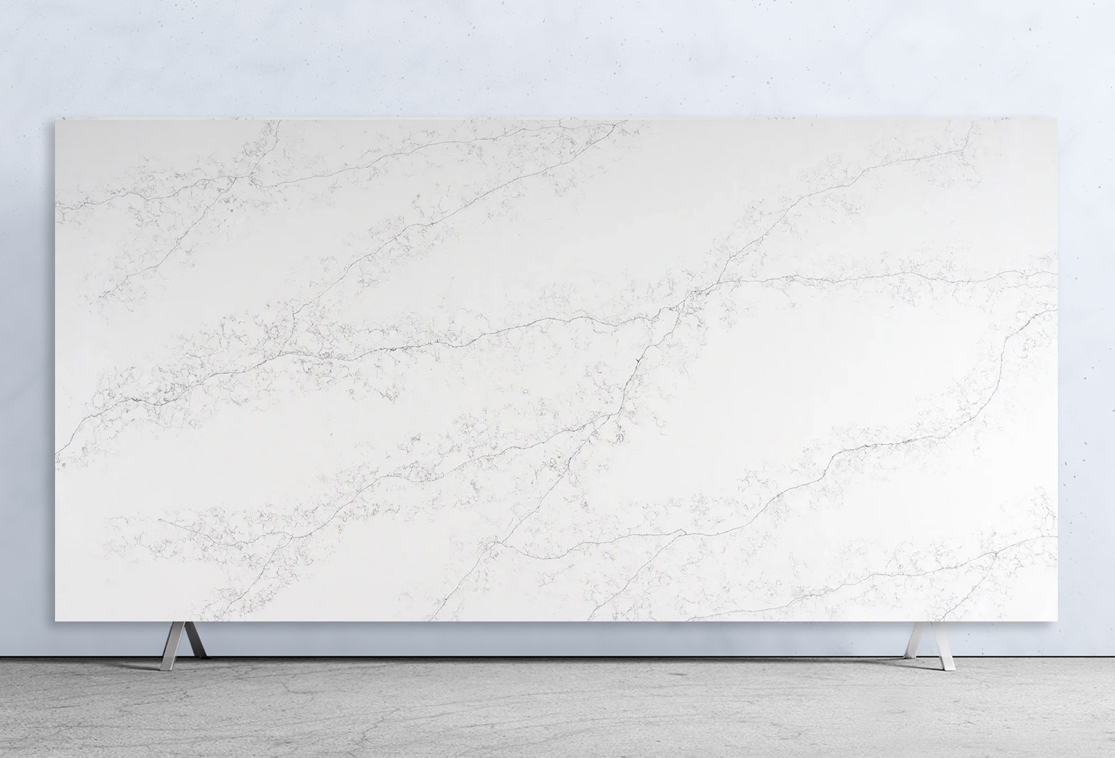 Ethereal Grace Polished (Full Body) Celeste Stone Mineral (Zero Silica) Slab