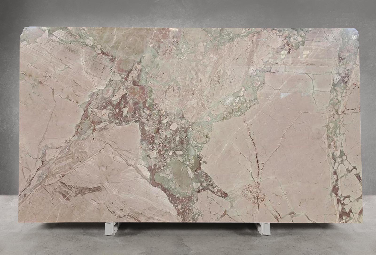 Breccia Rose Marble Honed (Slab in Transit)