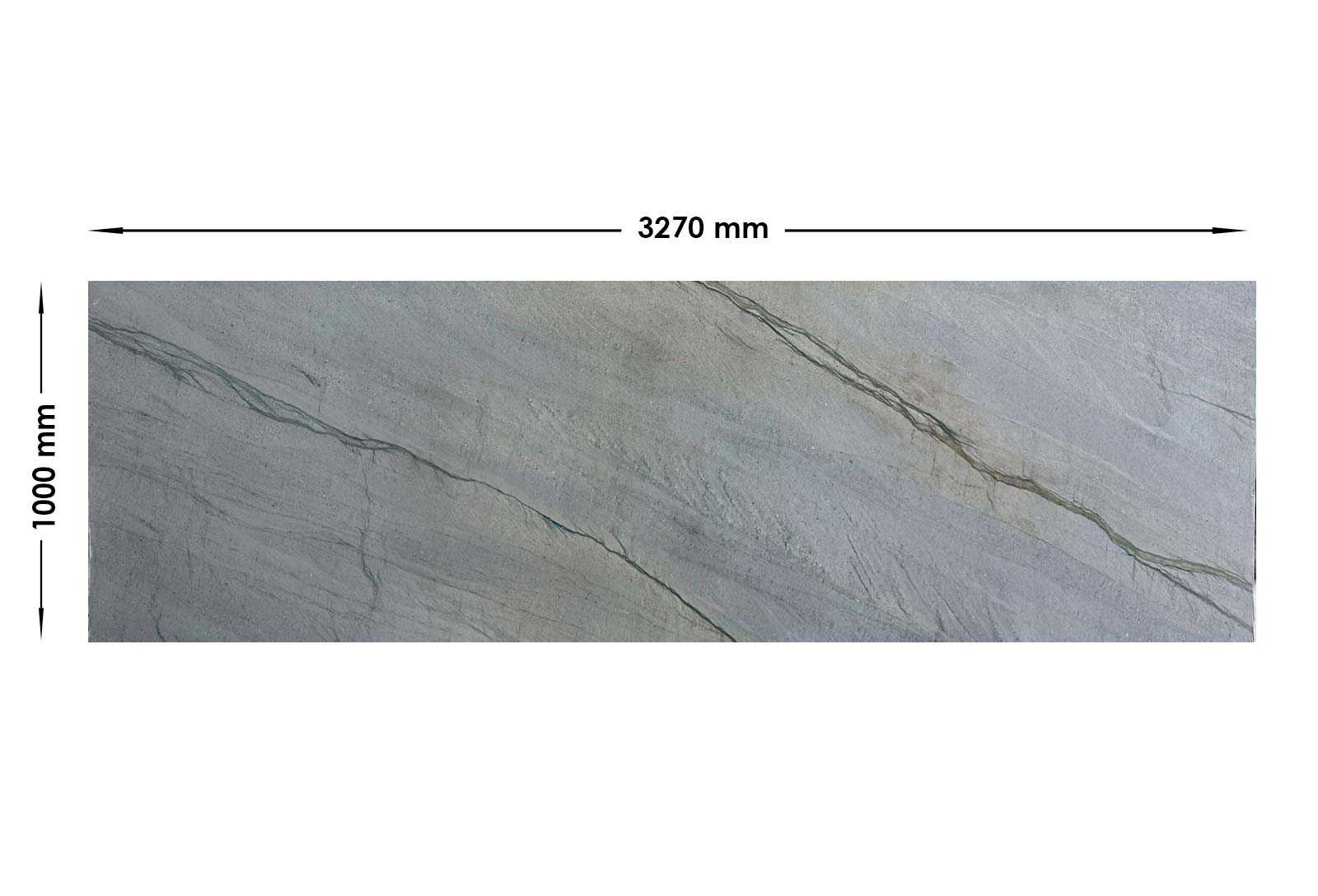 Infinity Blue Quartzite Honed Off Cut | OC87