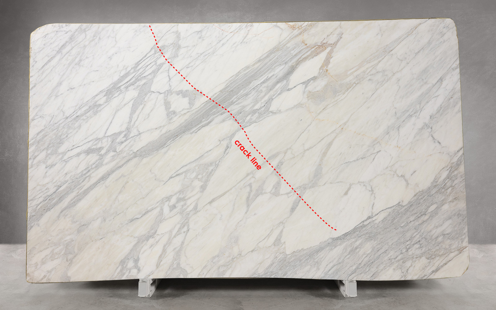 Calacatta Statuario Marble Honed Slab | EB135