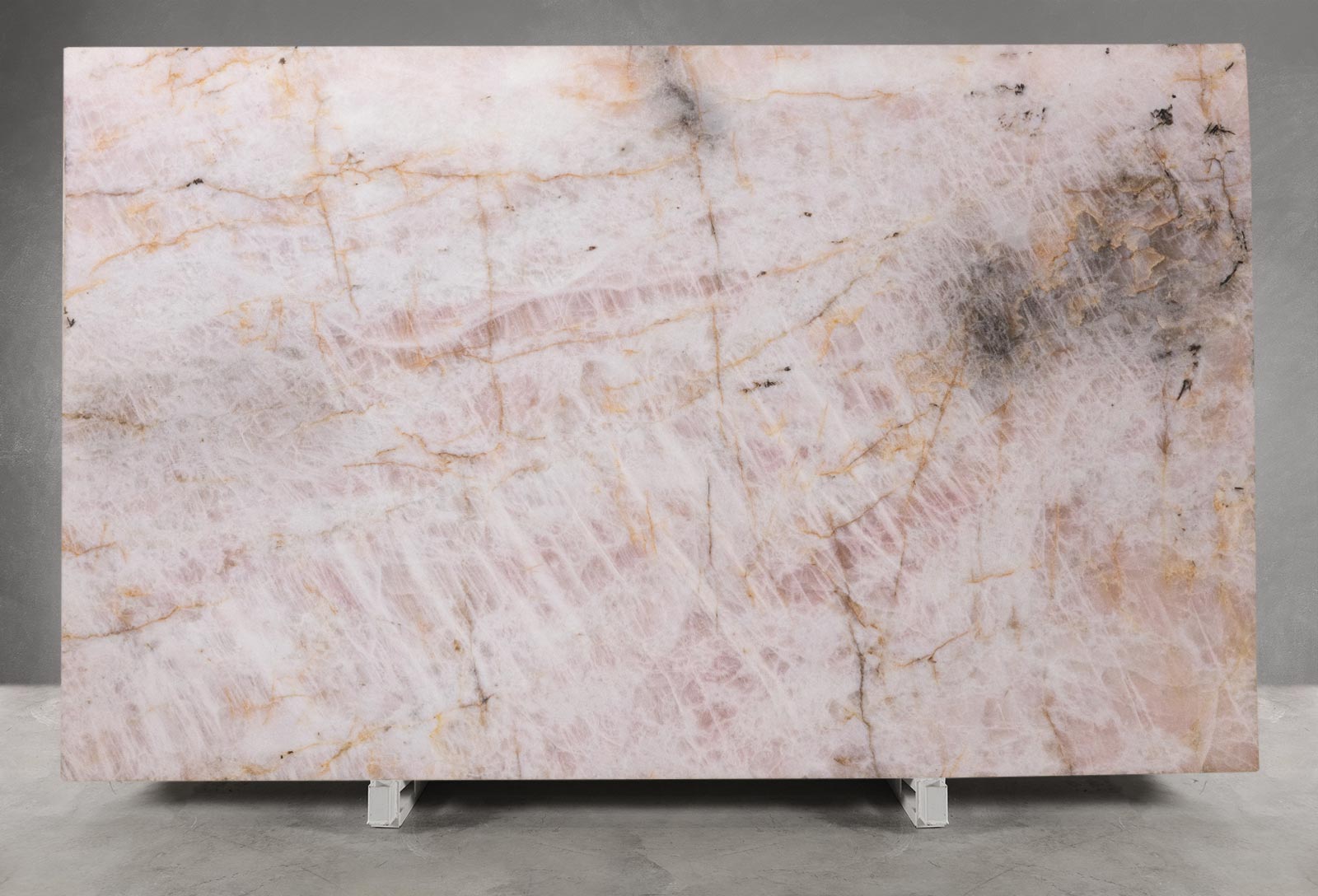 Pink Cristallo Quartzite Honed Slab | EB110