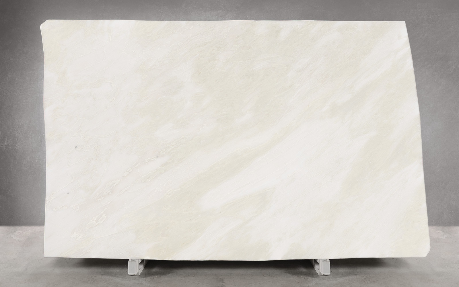 Victoria White Marble Honed Slab | Block 1736