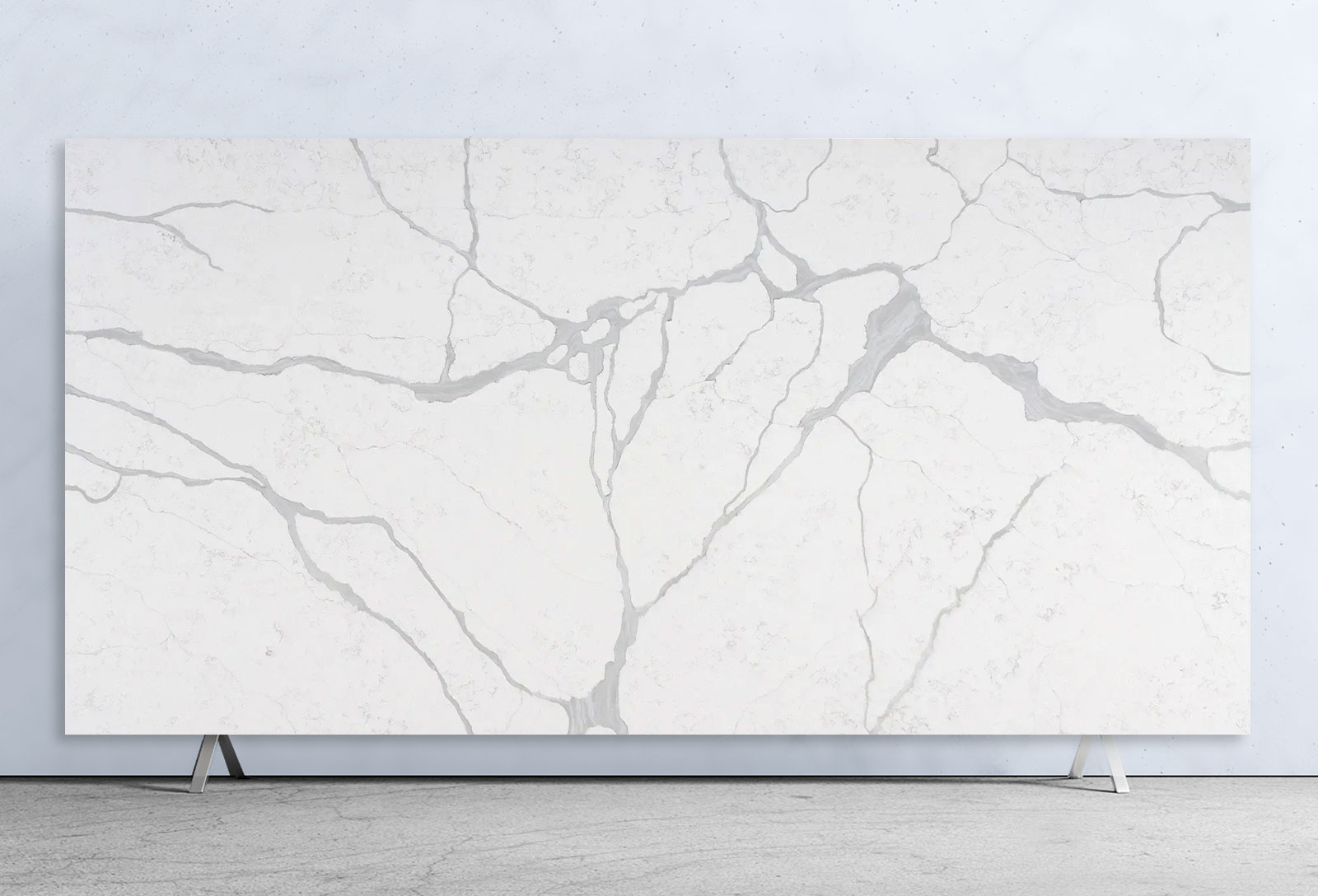 Rivuline Polished (Full Body) Celeste Stone Mineral (Zero Silica) Slab