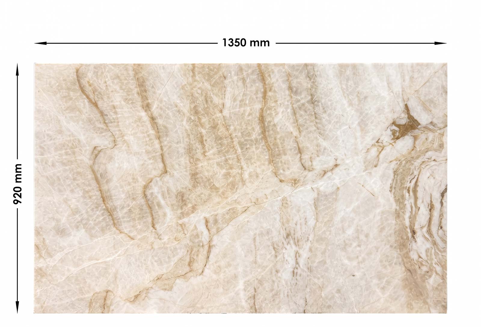 Taj Mahal Honed Quartzite Off Cut | OC107