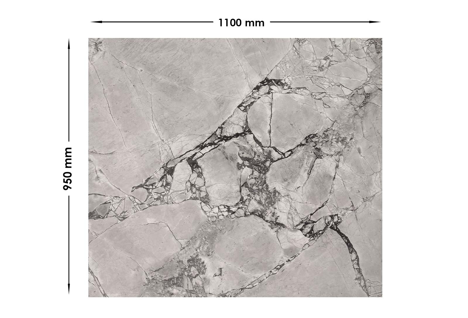 Super White Dolomite Honed Off Cut | OC110