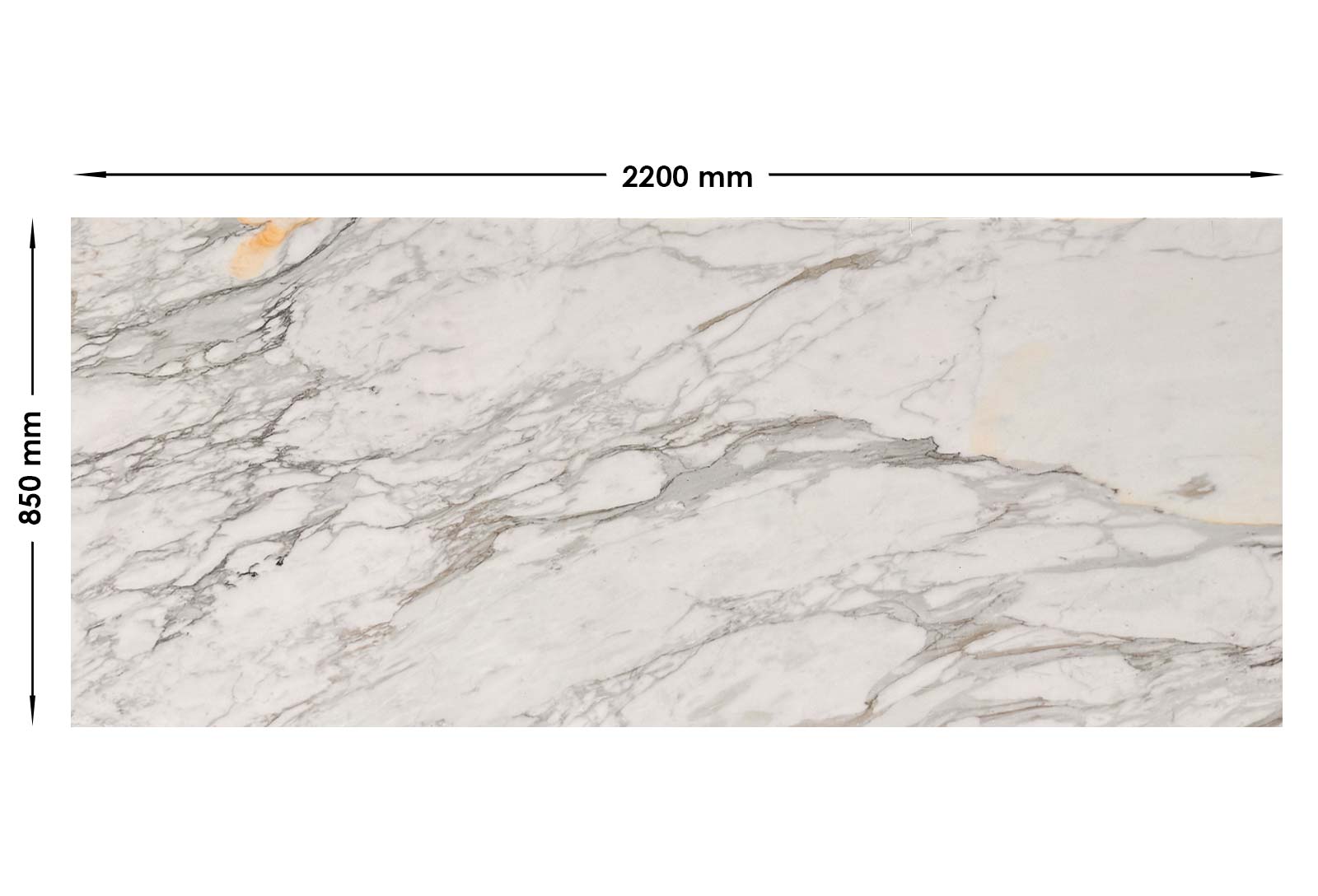 Calacatta Borghini Marble Honed Off Cut | OC113