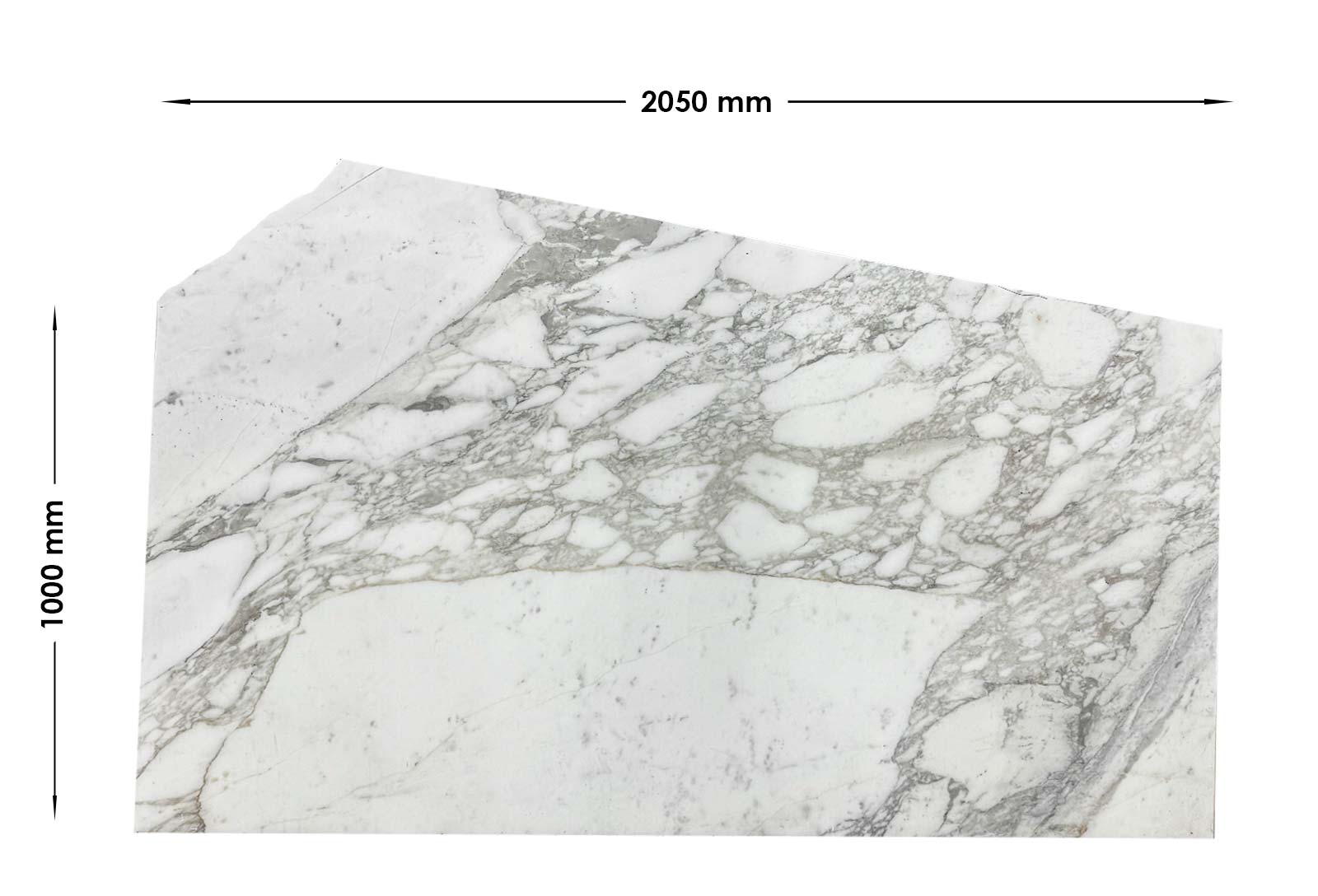 Calacatta Vagly Gold Marble Honed Off Cut | OC119