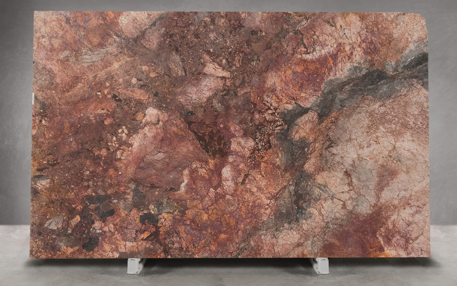 Rosso Explosion Marble Honed Slab | EB235