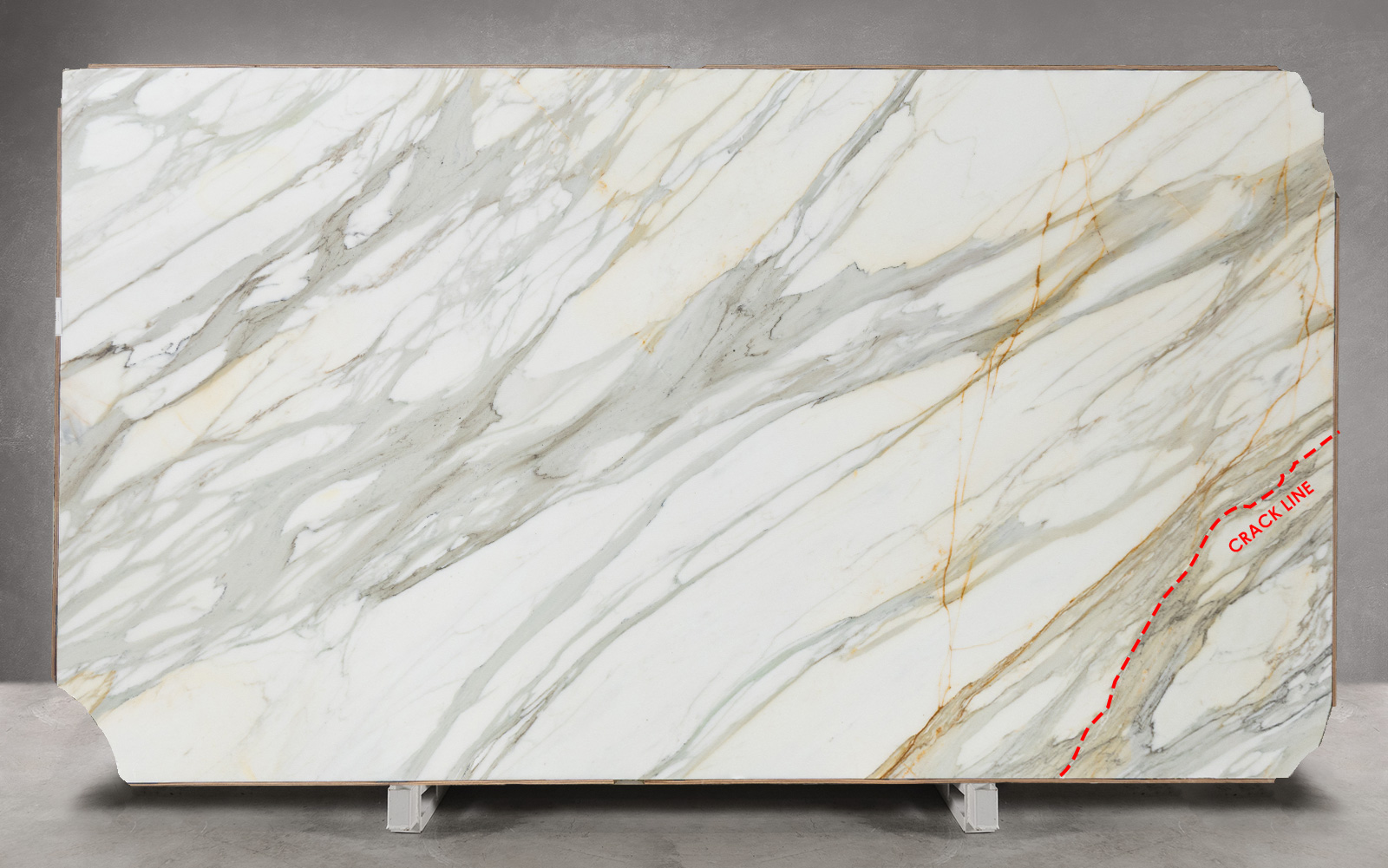 Calacatta Borghini Marble Honed Slab | EB236