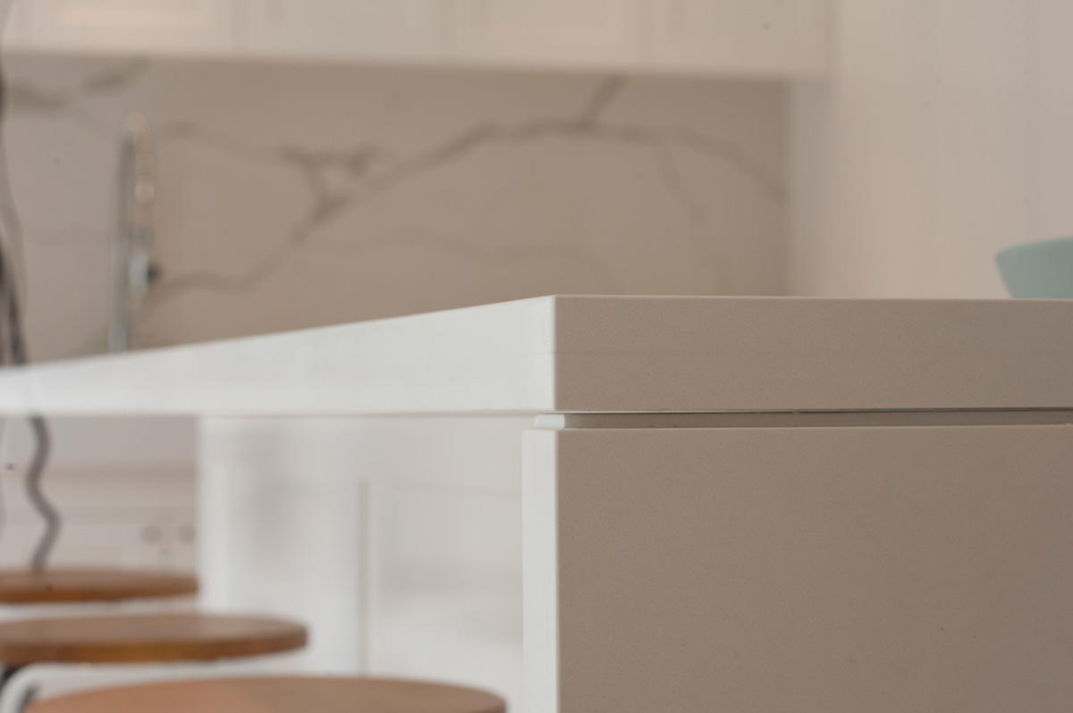 Talostone engineered benchtop with a pencil edge, Sydney
